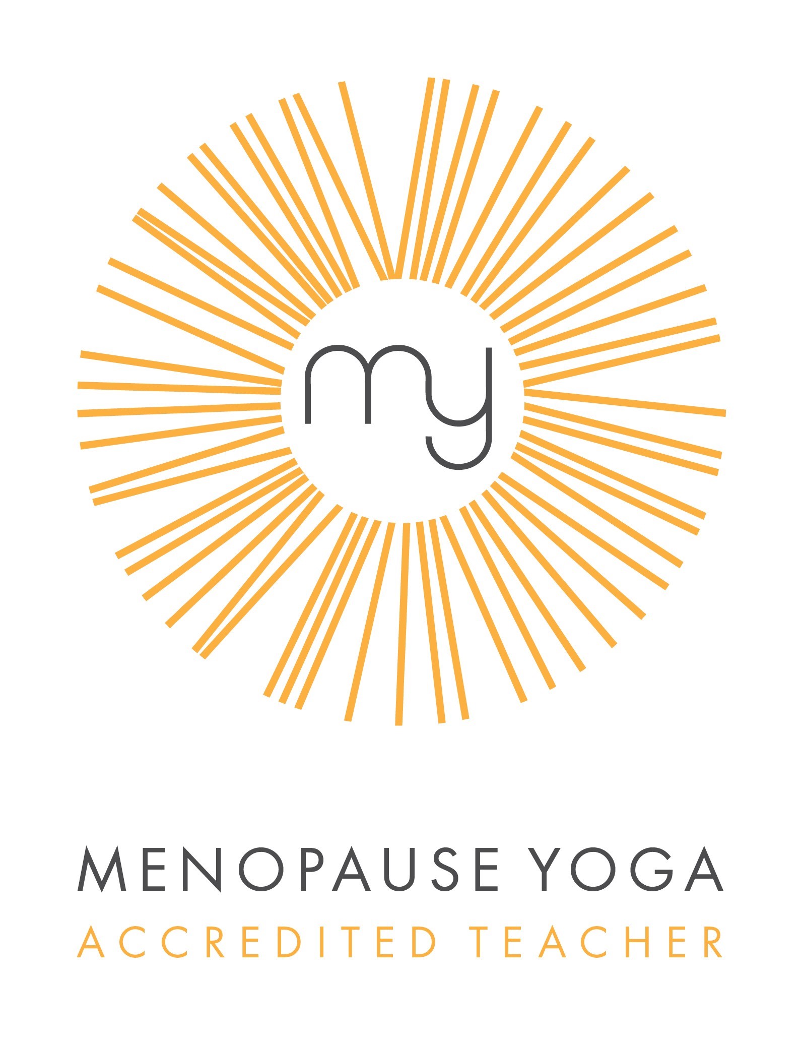 Menopause Teacher badge Accredited Menopause Yoga Teacher